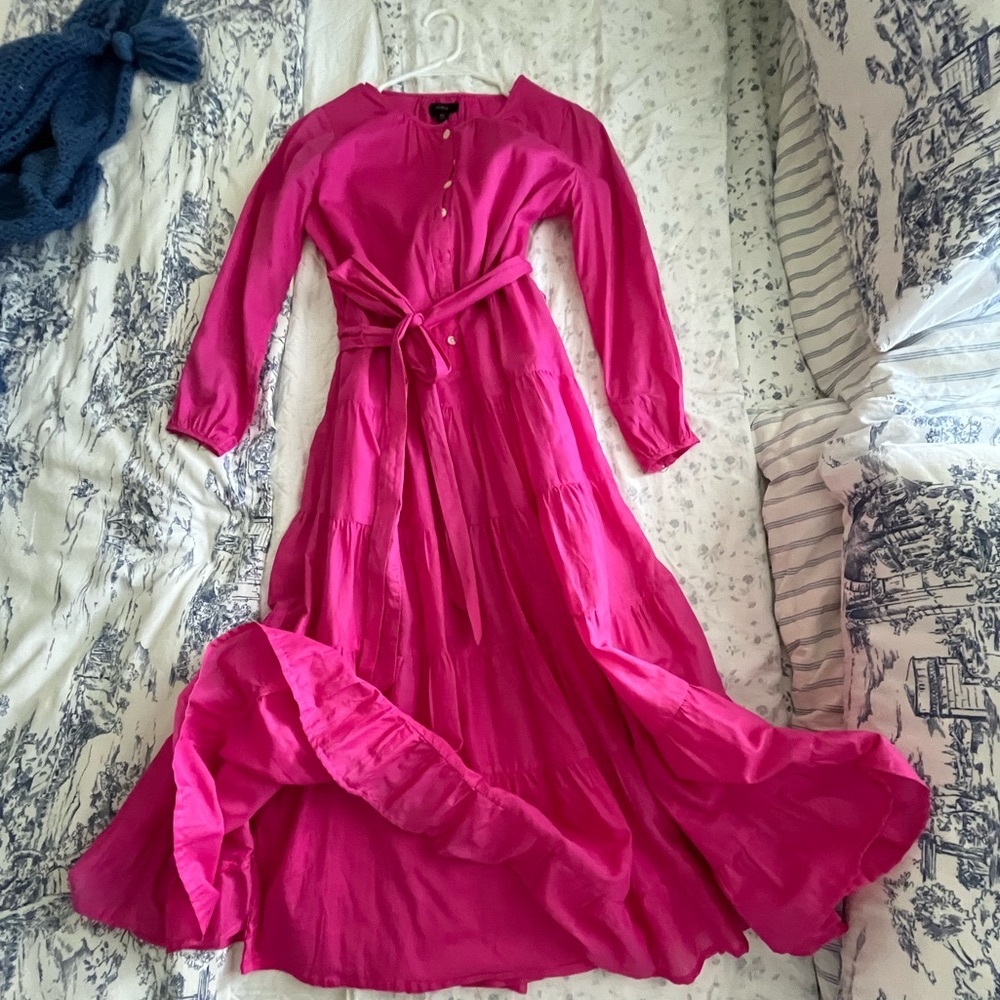 Elegant Pink Maxi Dress